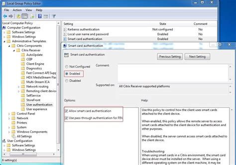 gpo smart card logon|Smart Card Group Policy and Registry Settings.